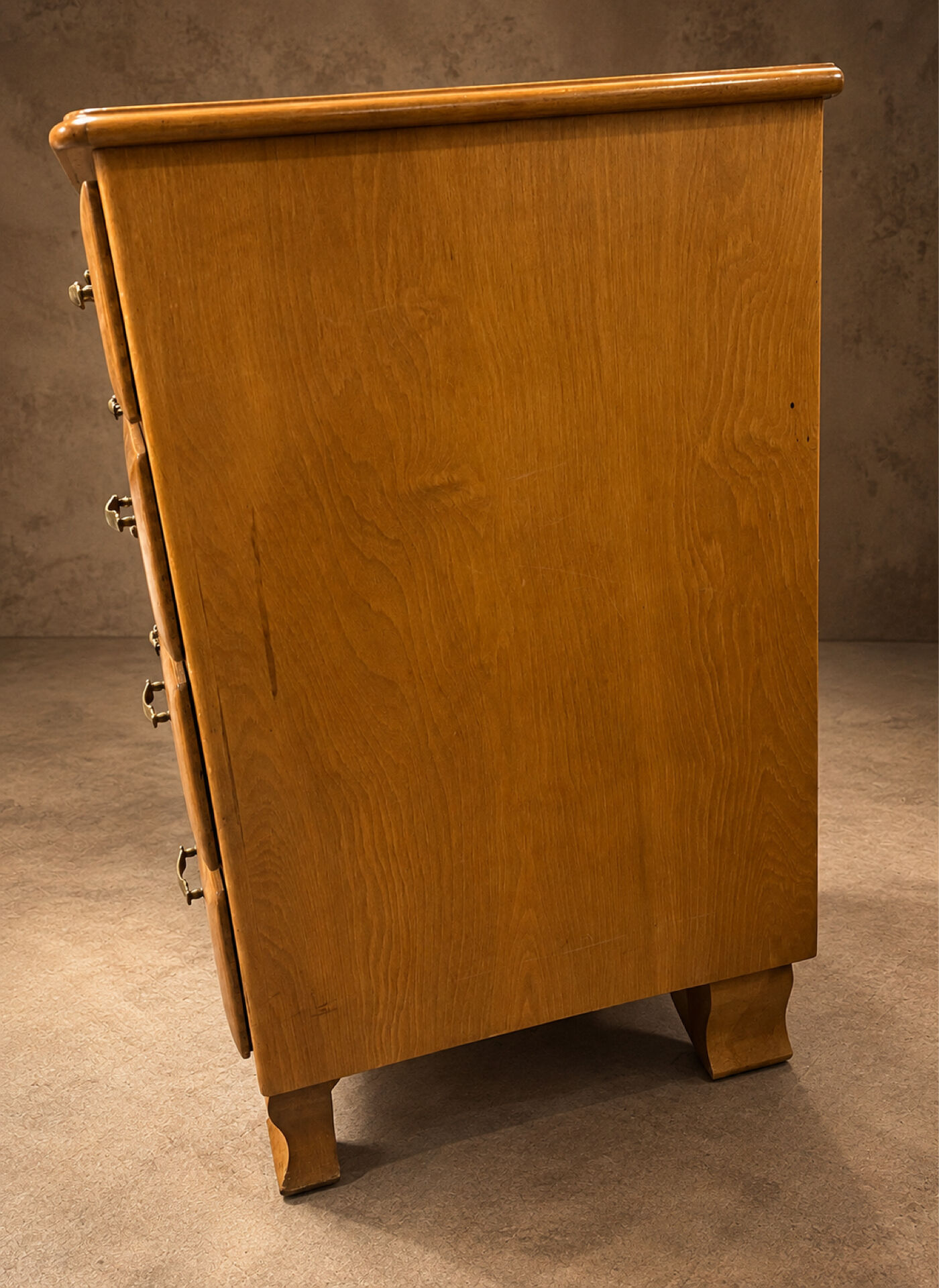 Blonde wood commode France circa 1960