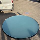 Glass dining table, 1980