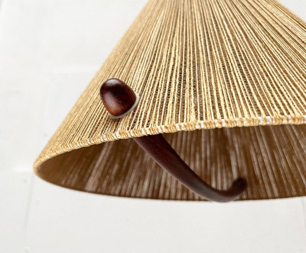 Teak pendant lamp Type 324 from the mid-century by Temde, 1960s.