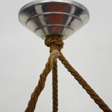 Art Deco suspension by Frères Muller Lunéville, made of glass paste.