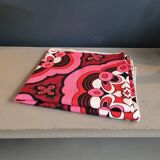 Nappe 137x130cm en tissu imprimé vintage