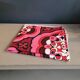 Vintage printed fabric tablecloth 137x130cm
