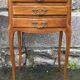 Paire tables de chevet vintage style Louis XV, bois, vintage, années 60