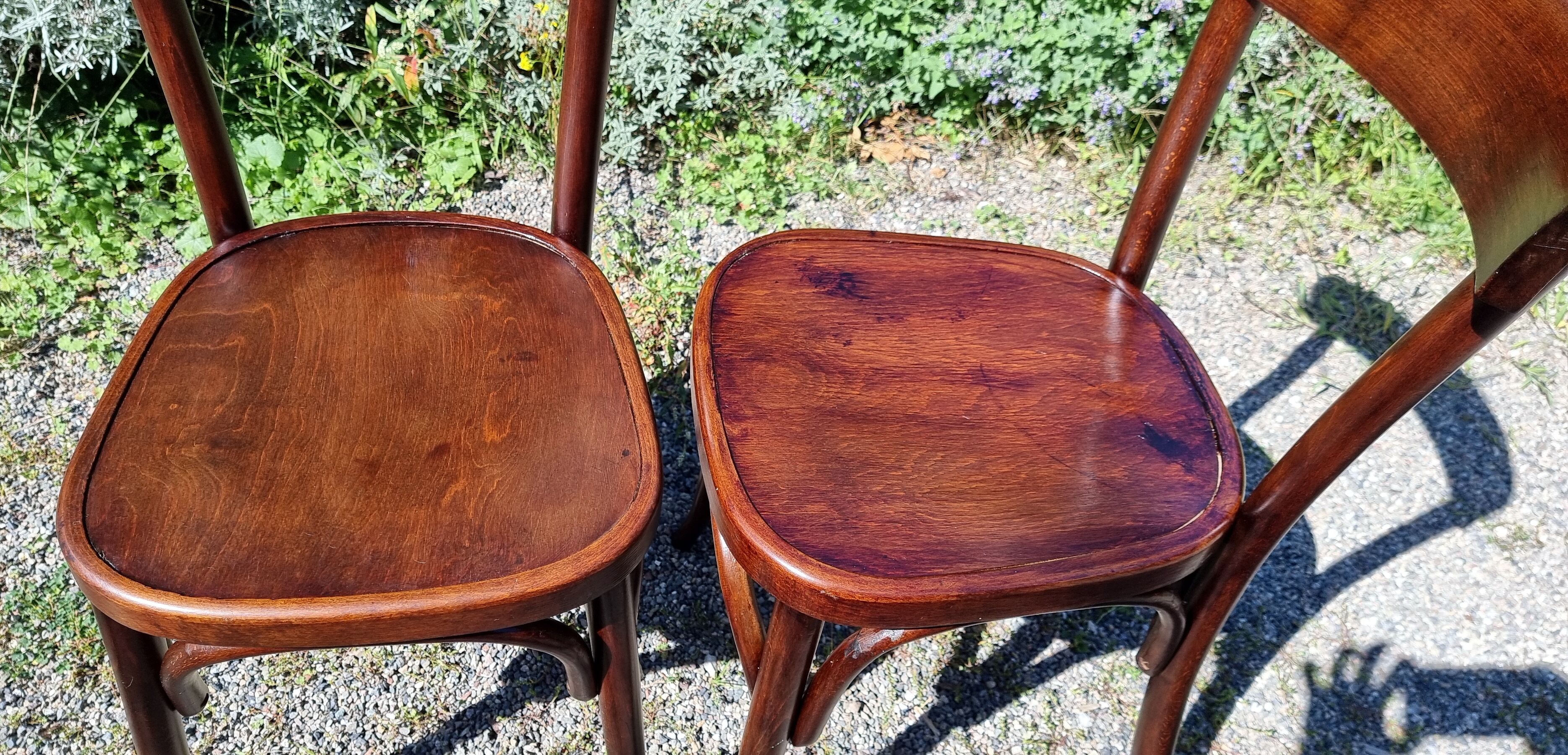 2 Fischel bistro chairs from the 30s