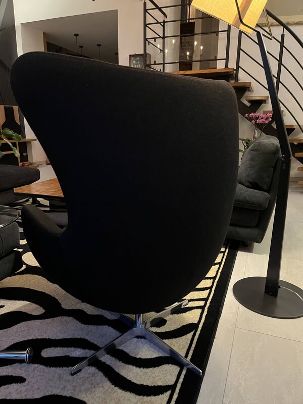 Fauteuil et repose-pied Henrik Thor Larsen 1960