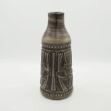 Vase en céramique, design danois, années 1960, fabriqué par Johgus Bornholm Keramik