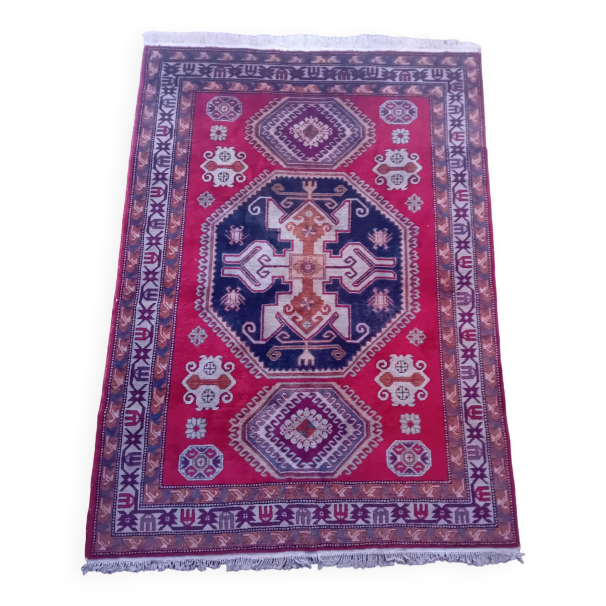 Handmade Kazak Caucasian Rug 250x177cm
