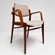 Ensemble de 4 chaises rembourrées Hartmut Lohmeyer pour Wilkhahn, années 1960.