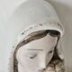 Vintage Italian wall ceramic Virgin and Child