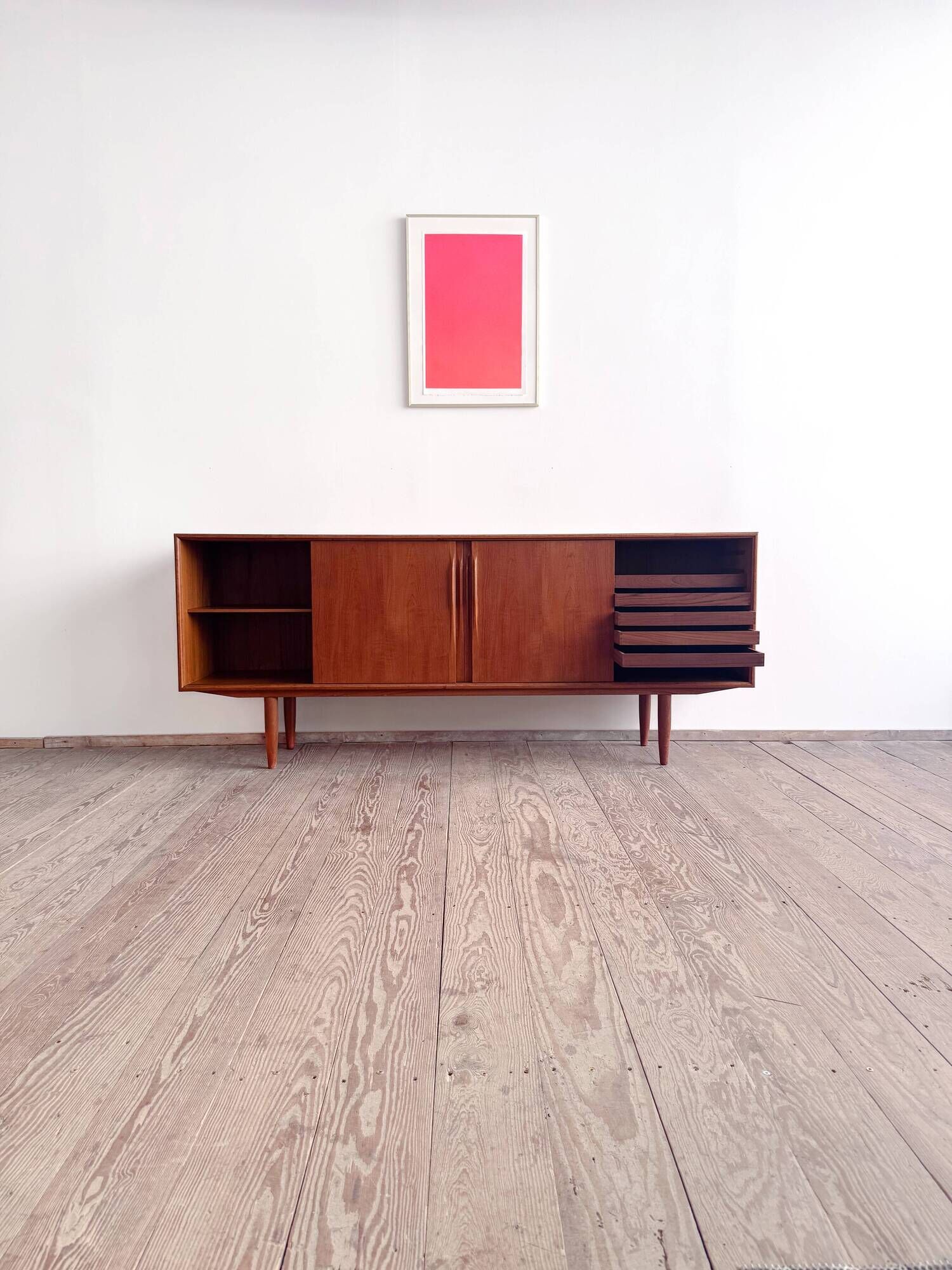 Enfilade danoise vintage en teck par Axel Christensen Odder, années 1960
