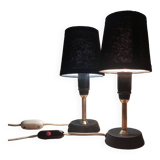 Pair of bedside lamps