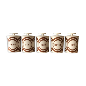 5 spice pots Sitap 70s