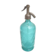 Siphon bistrot vintage Cherbourg verre turquoise 1935