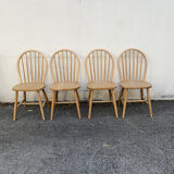 Series of 4 Windsor chairs