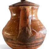 Rustic Terracotta Cooking Olla, Hand-Crafted, Spanish, 19th Century