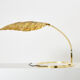 Rhubarb lamp in brass by Tommaso Barbi 1970