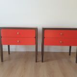 Paire de tables de chevet
