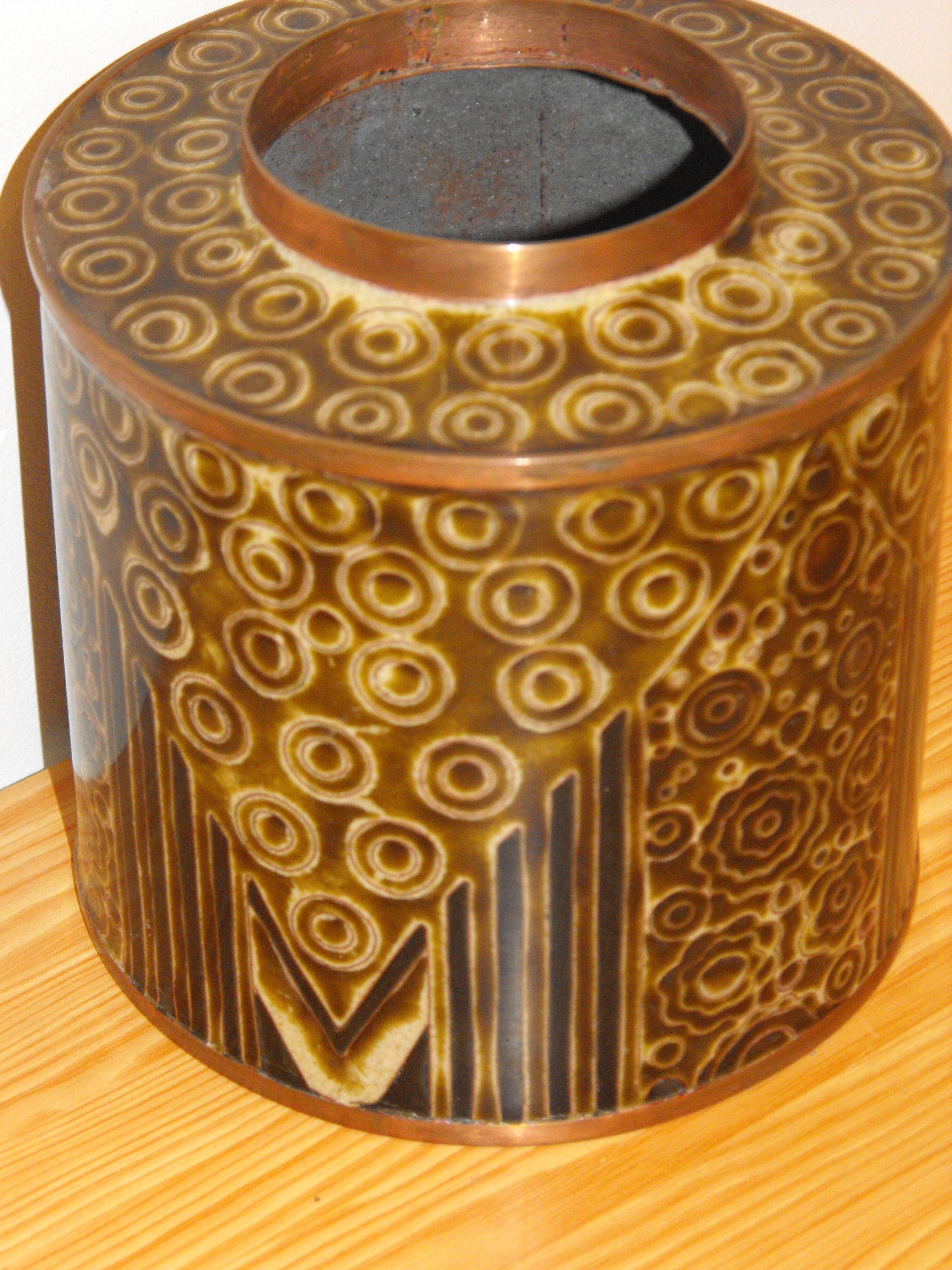 Boite à thé Fabienne Jouvin Cloisonné vintage