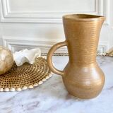Stoneware pitcher vase