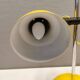 Danish table lamp in beautiful yellow color. Estimated 1980s.
