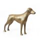 Vintage statue, brass animals, brass dog, brass figurine, interior decoration