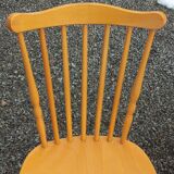 Set of 4 bistro chairs stamped Baumann