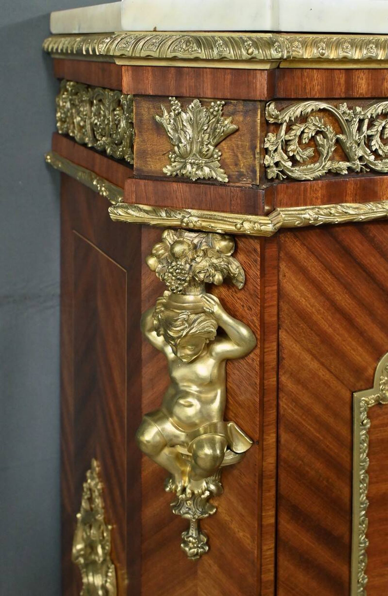Mahogany sideboard, Napoleon III period – 2nd part of the 19th century