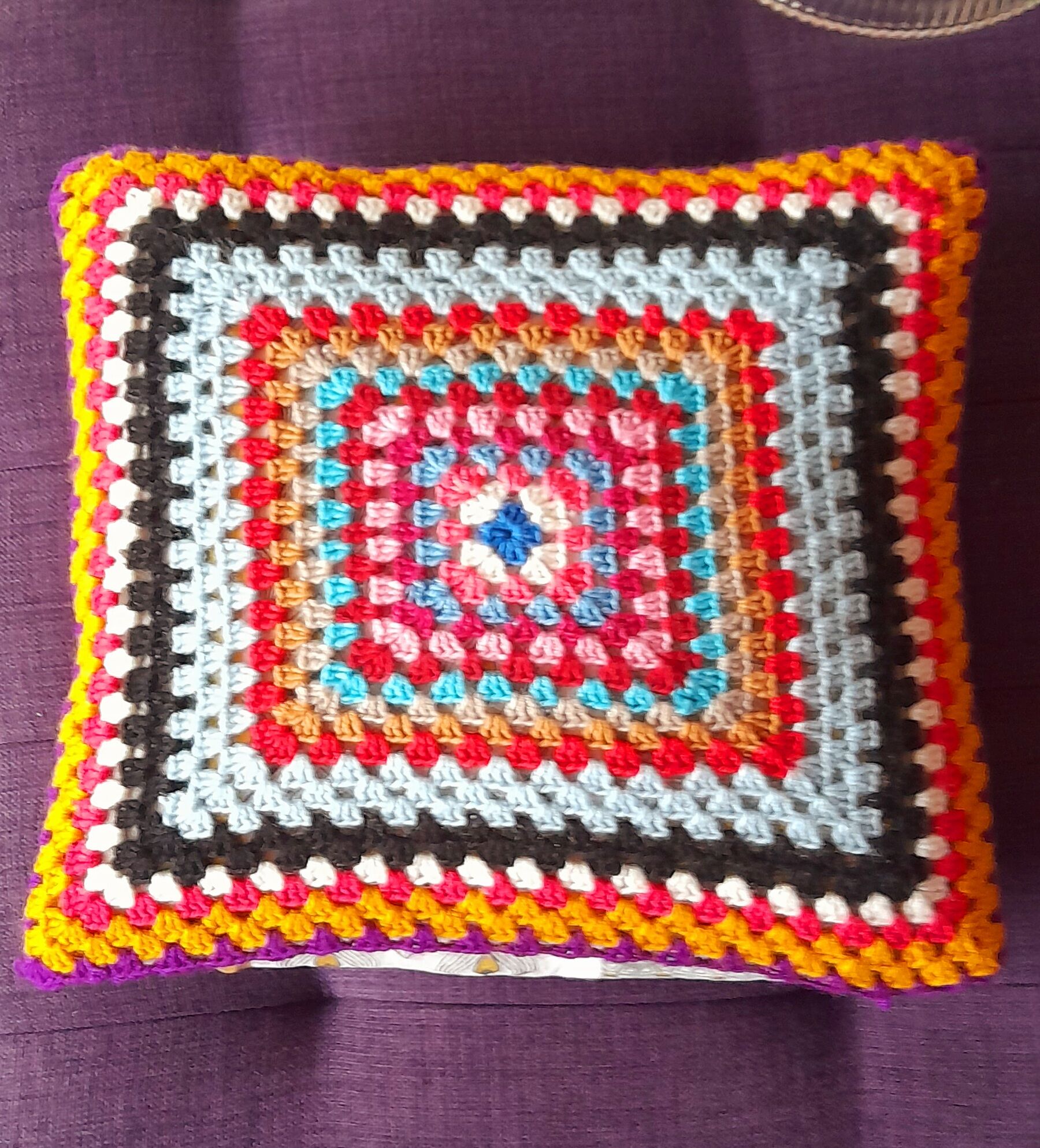 Hook cushion cover 70s