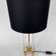 Pair of lucite table lamps