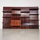 Wall unit by Finn Juhl for Bovirke, Denmark, 1960s.