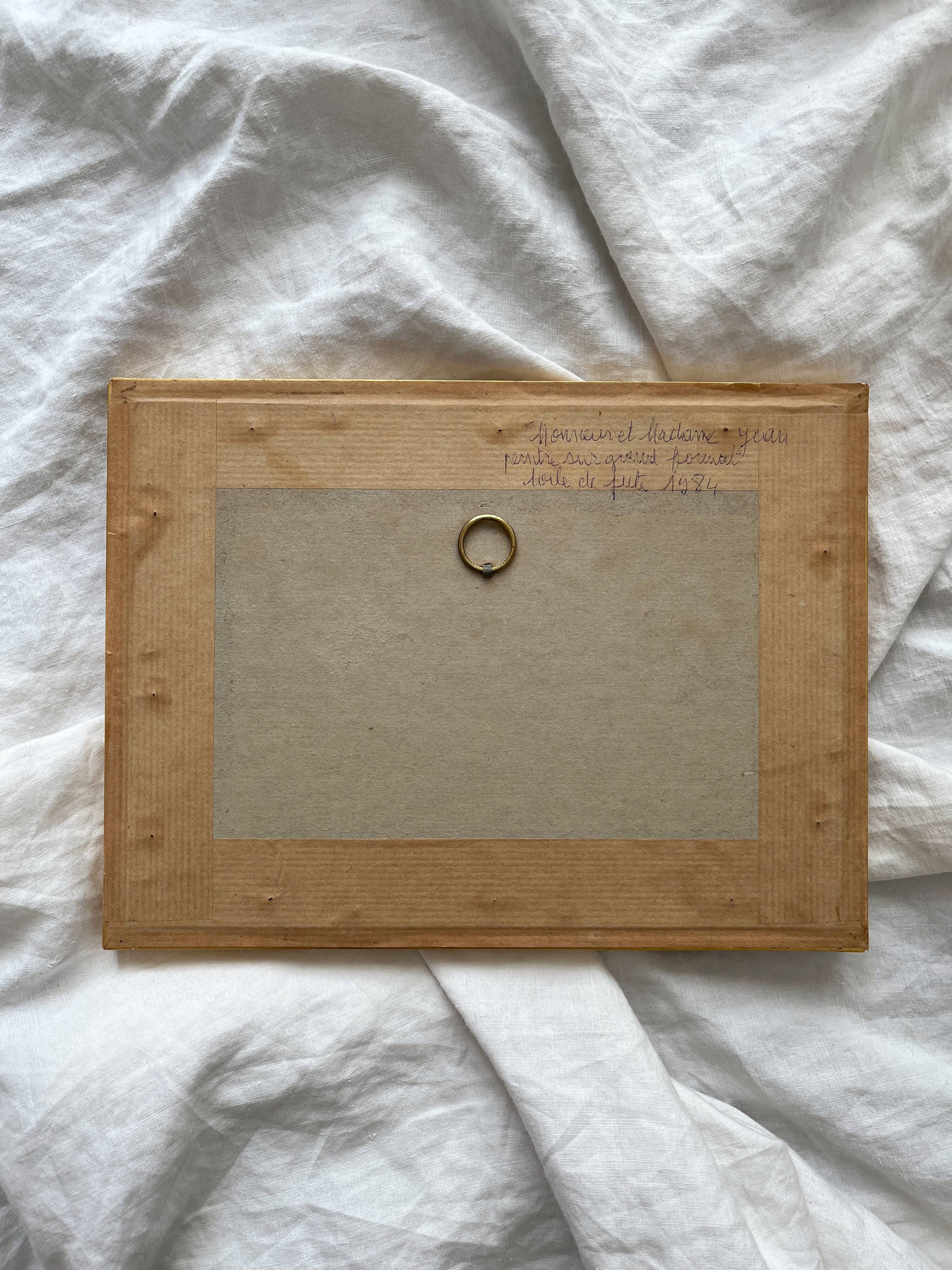 Lithograph of an old fashion engraving by Desrais, 18th century