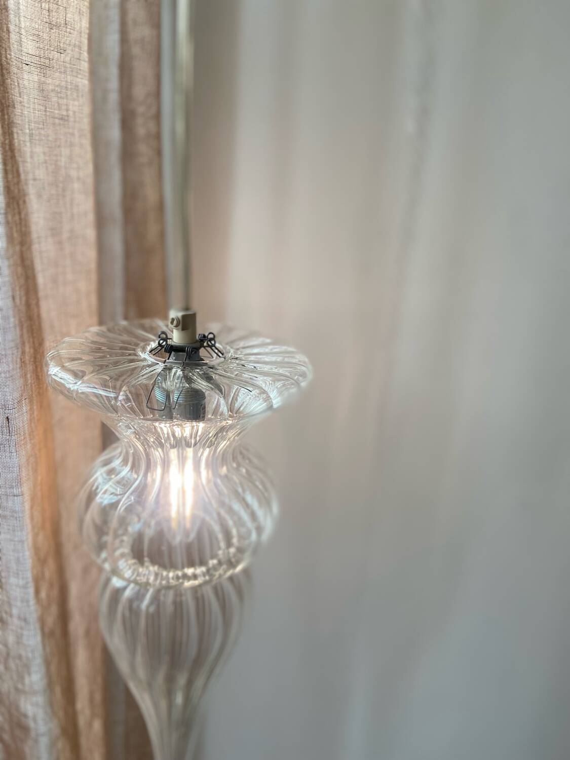 Lot suspension Melogranoblu Turandot verre de Murano