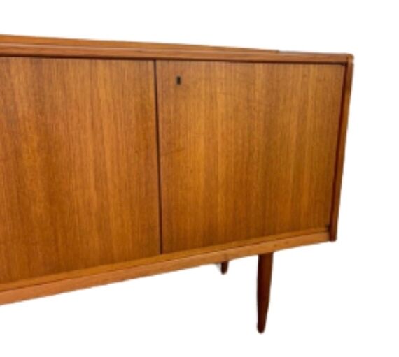 Vintage Scandinavian teak sideboard from the 50s, 60s, 70s