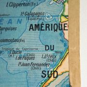 Geographical school Oceania Delagrave 60s map
