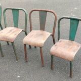 4 Tolix children's chairs