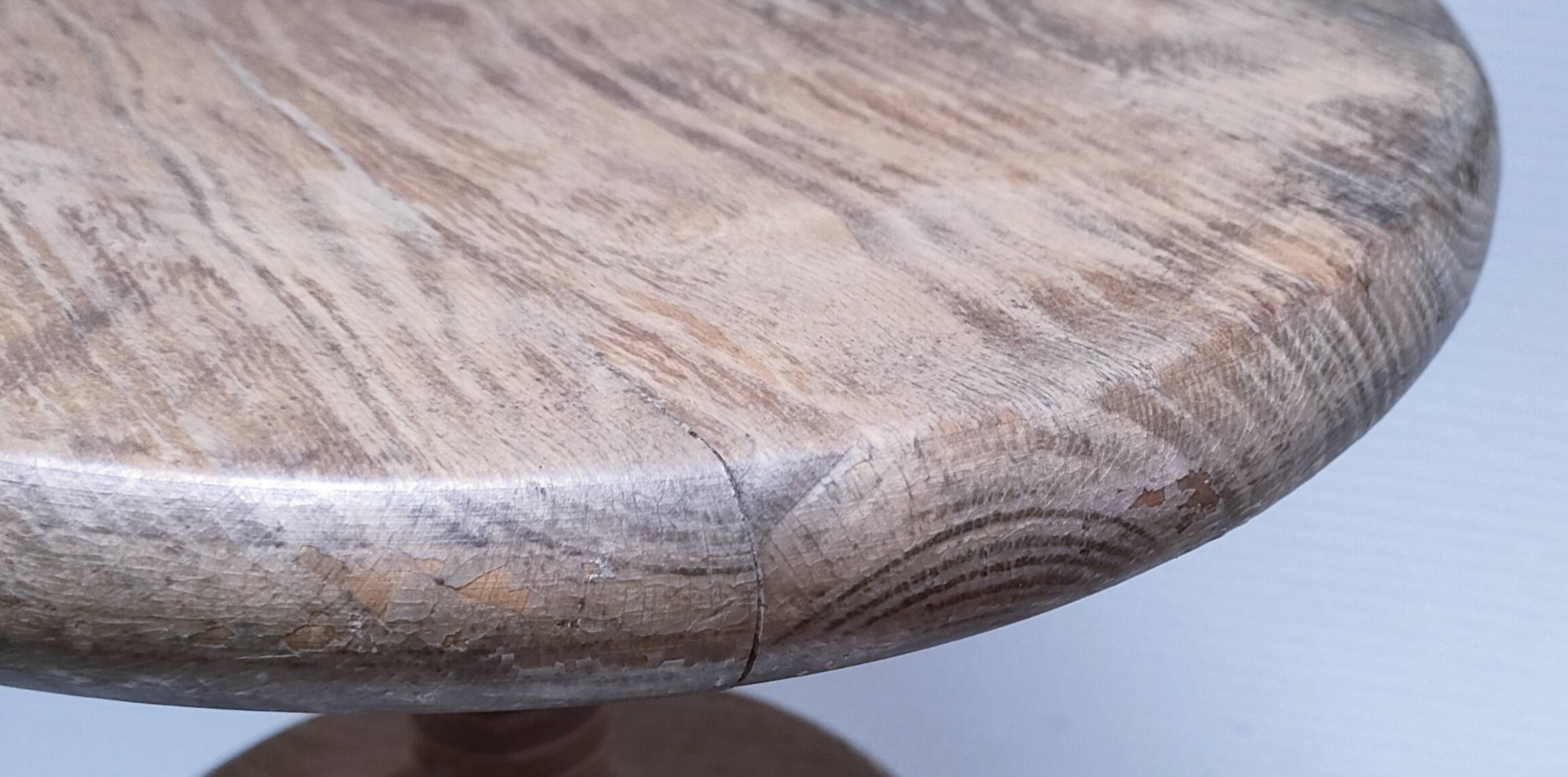 oak workshop patina stool