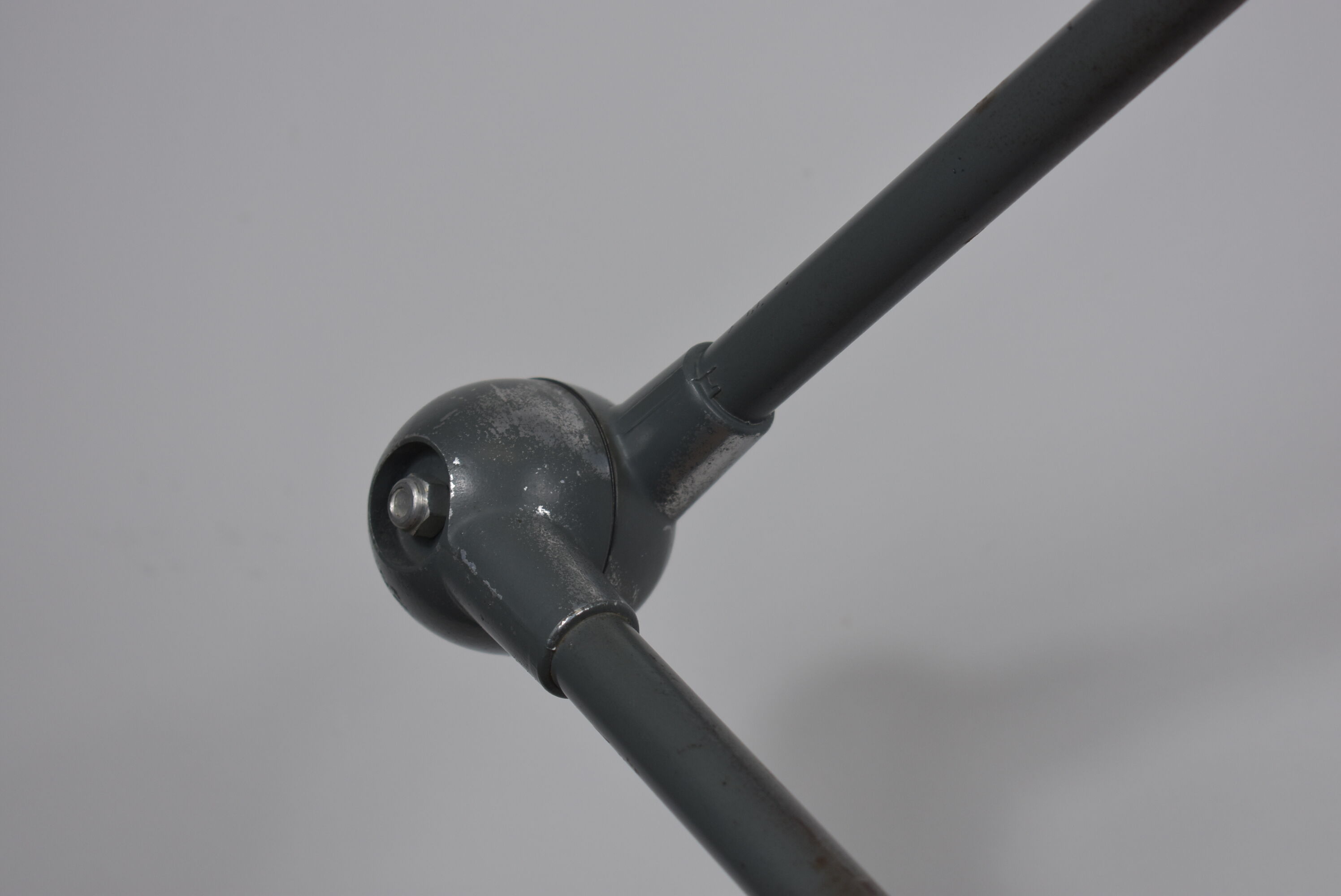 Jielde lamp on industrial metal base