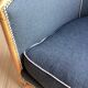 Armchair shepherdess gondola Art Deco 1930 redone