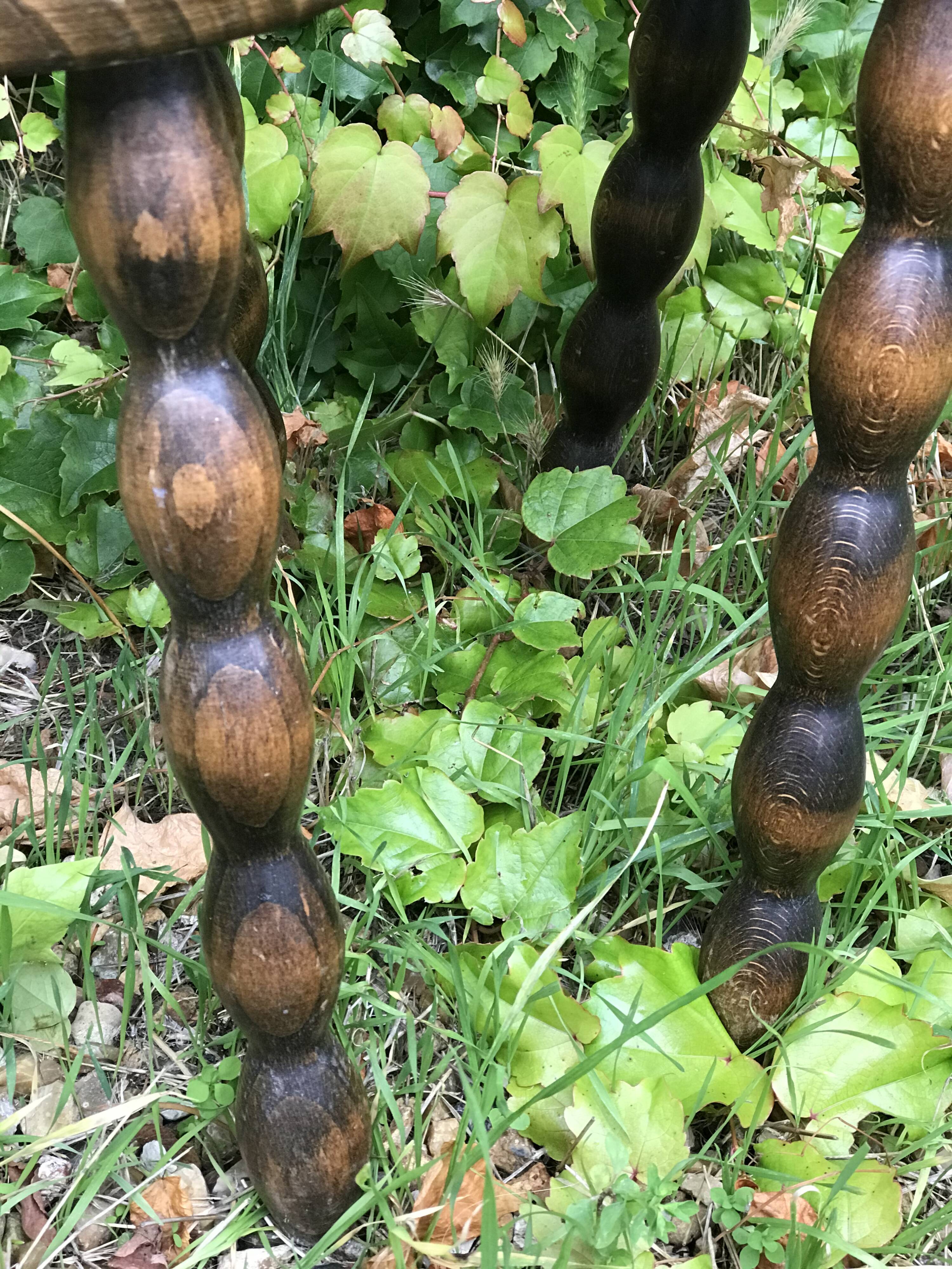Pair of farm stools