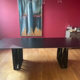 Italian design black beech table
