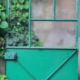 Workshop/industrial style steel door