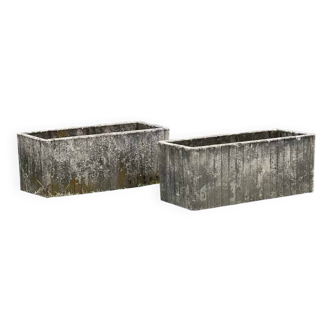 Ensemble 2 jardinières 92x38x38cm