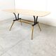 Table basse vintage italienne en marbre, 1950