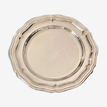 Christofle plate silver metal with desserts
