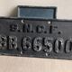 Former SNCF locomotive plate