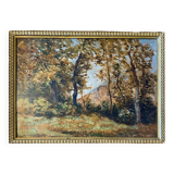 Tableau hsp d'hector allemand (1809-1886) "paysage" éc. de lyon