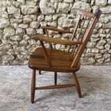 Dutch wooden armchair, 1960