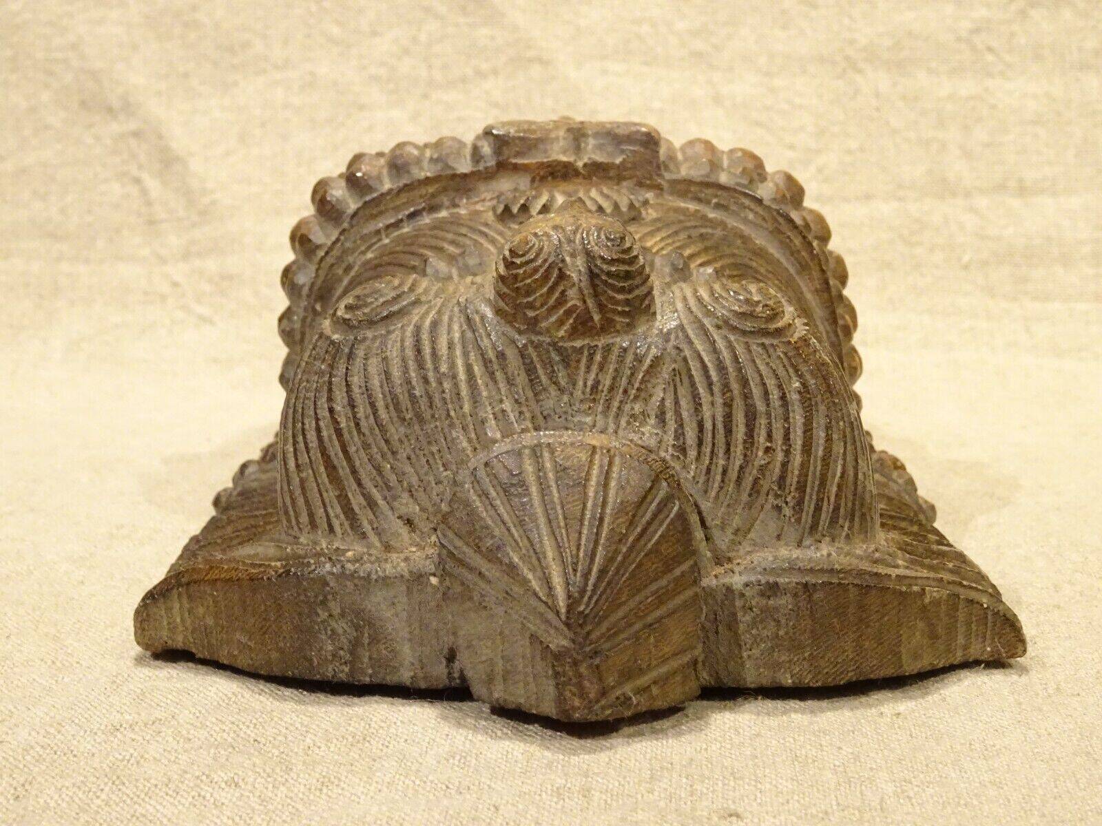 Hindu Shiva mask head wooden sculpture?