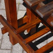 Old farmhouse console table made of solid wood.
