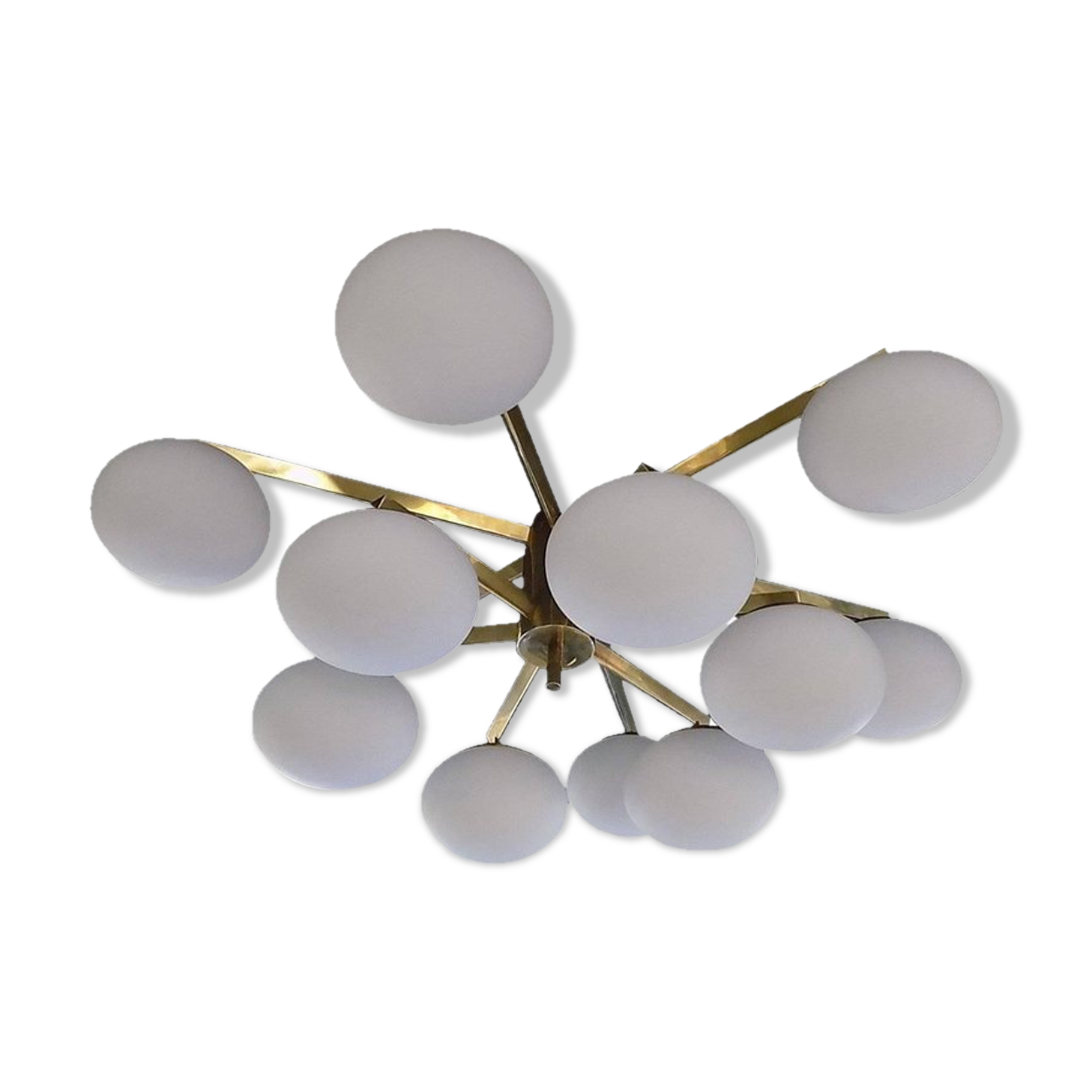 Ceiling light brass and _closes Italian design